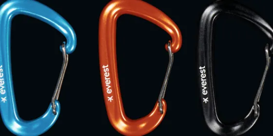 Tillbehör>Everest Outdoor Carabina Set BLACK/BLUE/ORANGE