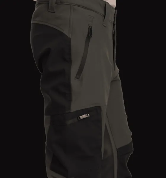 Vandringsbyxor|Vandringsbyxor>Everest Outdoor J Active Pant DK GREEN
