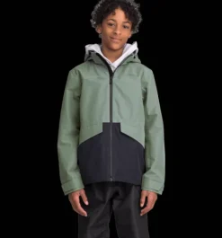 Tunna Jackor|Regnjackor>Everest Outdoor J Allround Jacket KHAKI GREEN/BLACK