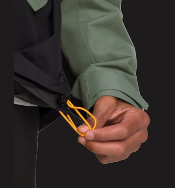 Tunna Jackor|Regnjackor>Everest Outdoor J Allround Jacket KHAKI GREEN/BLACK