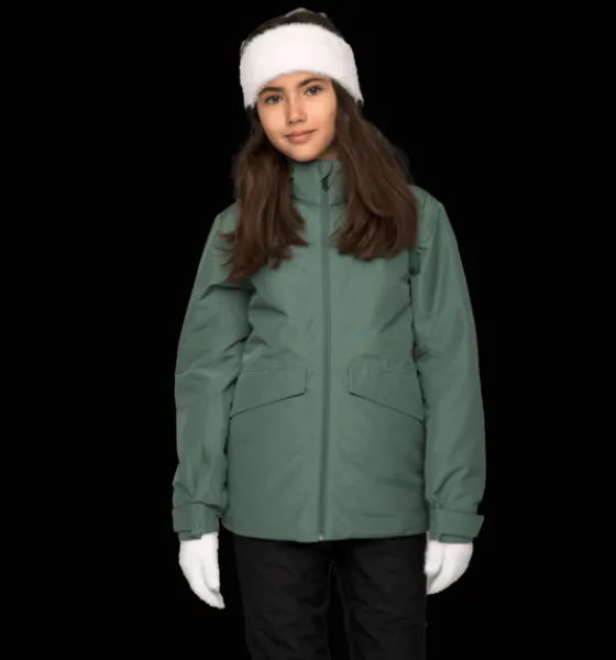 Varma Jackor>Everest Outdoor J Alr Padded Jkt KHAKI GREEN