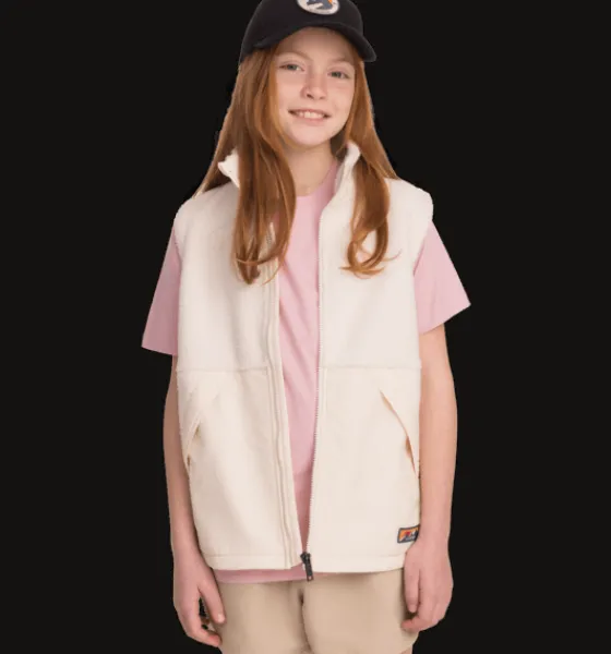 Västar>Everest Outdoor J Block Pile Vest IVORY BEIGE
