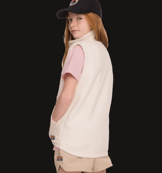 Västar>Everest Outdoor J Block Pile Vest IVORY BEIGE