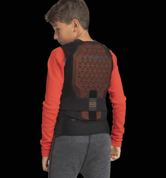Ryggskydd>Everest Outdoor J D3o Vent Vest Bp BLACK