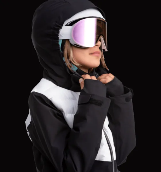 Varma Jackor|Skidjackor>Everest Outdoor J Flow Softshell Jacket BLACK/WHITE