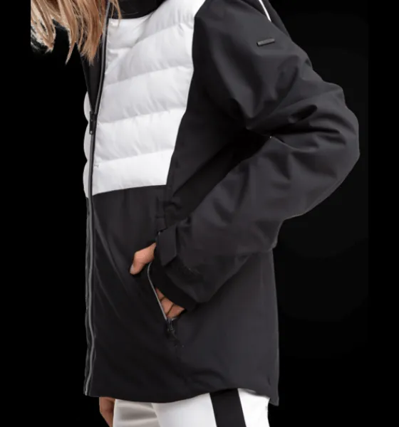 Varma Jackor|Skidjackor>Everest Outdoor J Flow Softshell Jacket BLACK/WHITE
