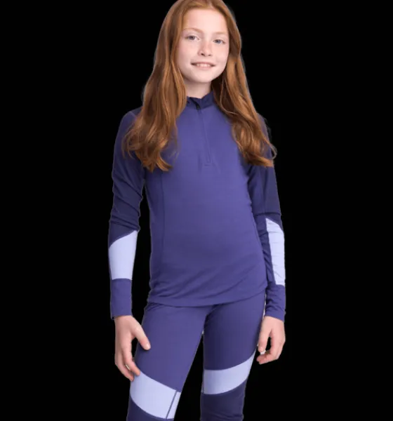 Underställ|Underställ>Everest Outdoor J High Uw Sht BLUE PURPLE