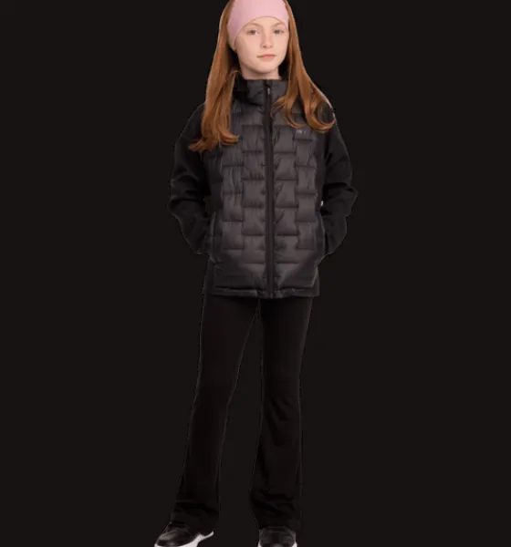 Tunna Jackor>Everest Outdoor J Hybrid Jacket BLACK