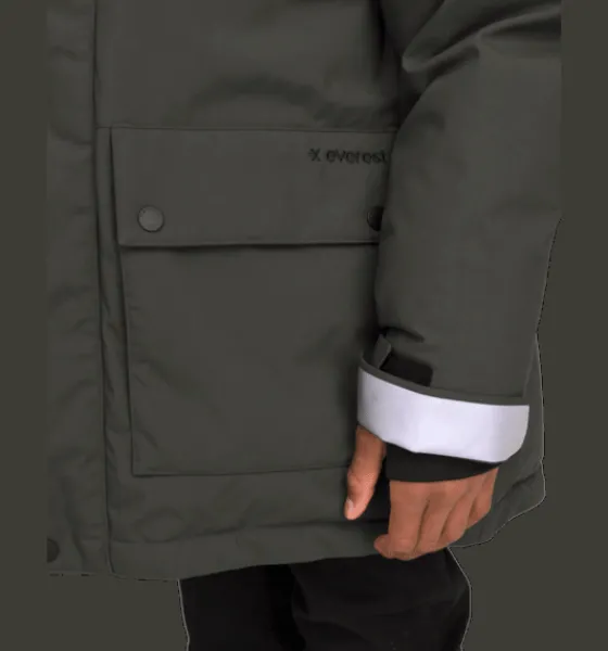 Varma Jackor>Everest Outdoor J Kong Parka DK GREEN/BLACK
