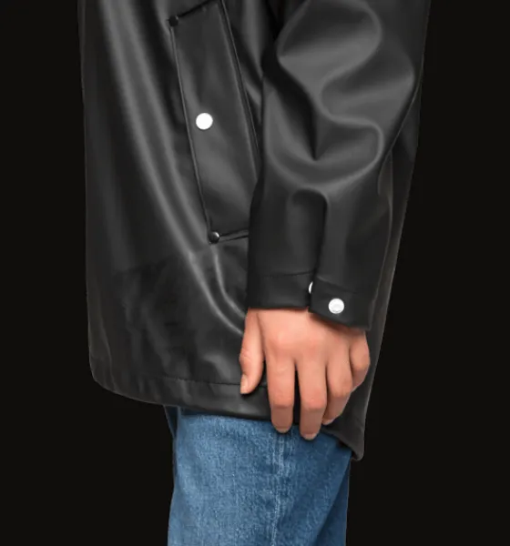 Tunna Jackor|Regnjackor>Everest Outdoor J Rain Coat BLACK