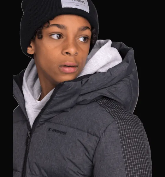 Varma Jackor>Everest Outdoor J Wedge Parka BLACK MELANGE