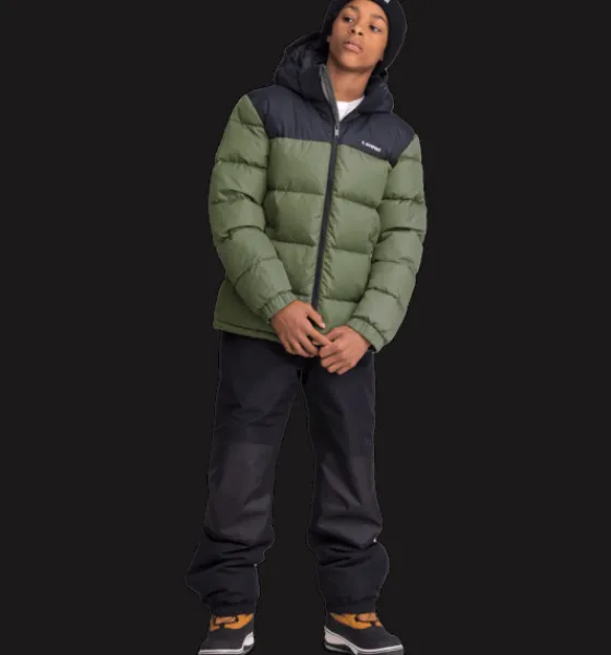 Varma Jackor>Everest Outdoor J Yazz Jacket OLIVE GREEN/BLACK