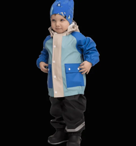 Tunna Jackor|Regnjackor>Everest Outdoor K Rain Pocket Jkt ARTIC AQUA