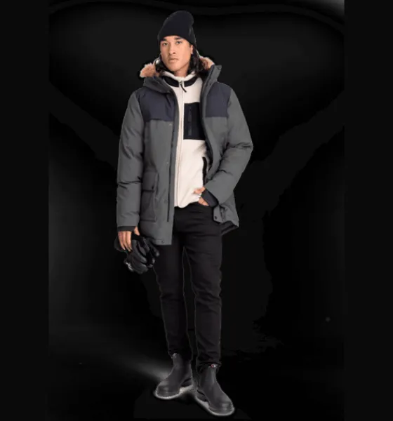 Varma Jackor>Everest Outdoor M Classic Parka DK GREEN/BLACK