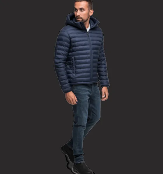 Varma Jackor|Tunna Jackor>Everest Outdoor M Liner Hood Jacket NAVY