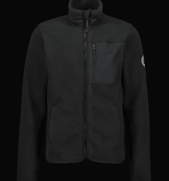 Tröjor & T-Shirts|Tröjor>Everest Outdoor M Pile Sht Retro BLACK