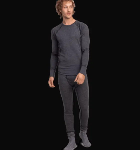 Tröjor & T-Shirts>Everest Outdoor M Wool Uw Sht 2 GREY MELANGE