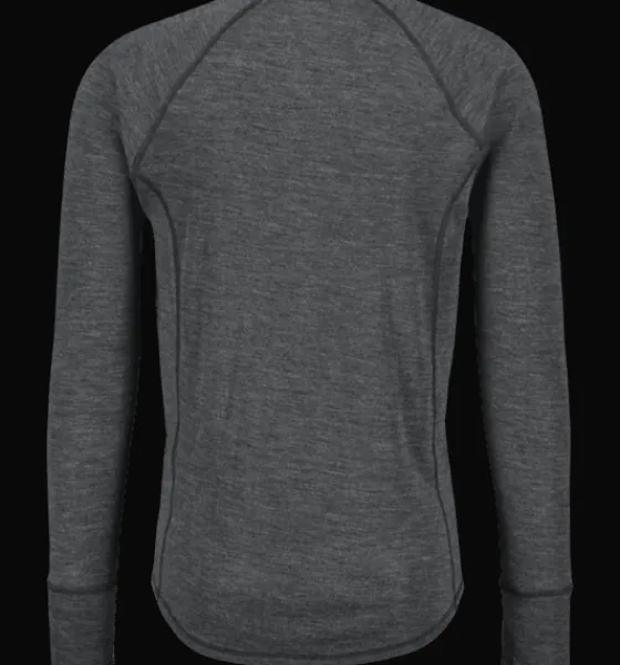 Tröjor & T-Shirts>Everest Outdoor M Wool Uw Sht 2 GREY MELANGE