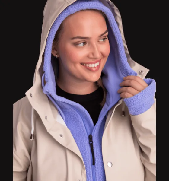 Regnjackor|Tunna Jackor>Everest Outdoor U Rain Coat 2 WHEAT