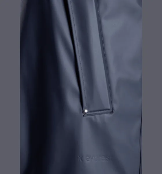 Regnjackor|Tunna Jackor>Everest Outdoor U Rain Coat 2 NAVY