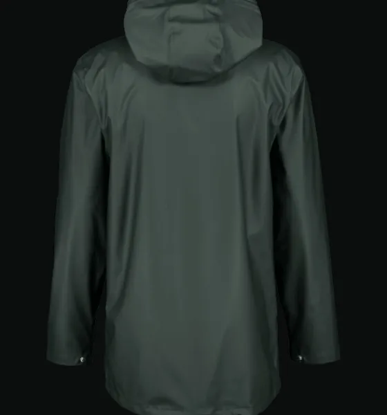 Regnjackor|Tunna Jackor>Everest Outdoor U Rain Coat 2 DARK GREEN