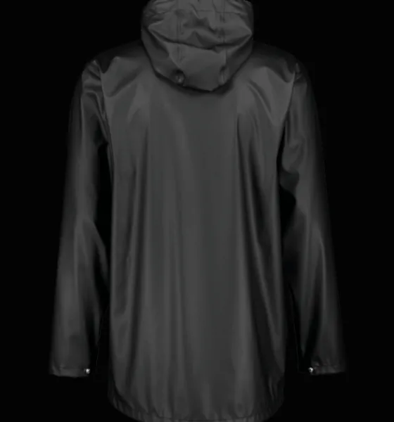 Regnjackor|Tunna Jackor>Everest Outdoor U Rain Coat 2 BLACK