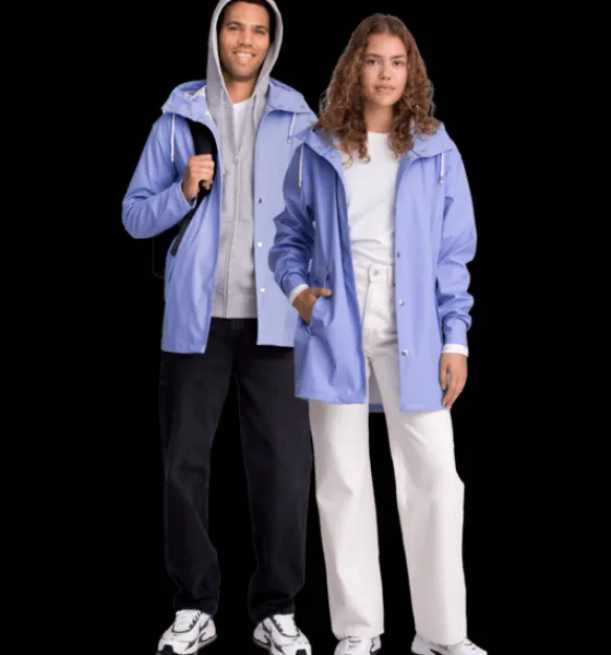 Regnjackor|Tunna Jackor>Everest Outdoor U Rain Coat 2 LIGHT LAVENDEL