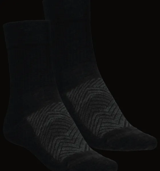 Strumpor|Strumpor>Everest Outdoor U Wool Outdoor Sock 2pack BLACK