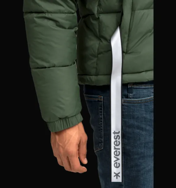 Varma Jackor|Varma jackor>Everest Outdoor U Yatze Jacket KHAKI GREEN/BLACK