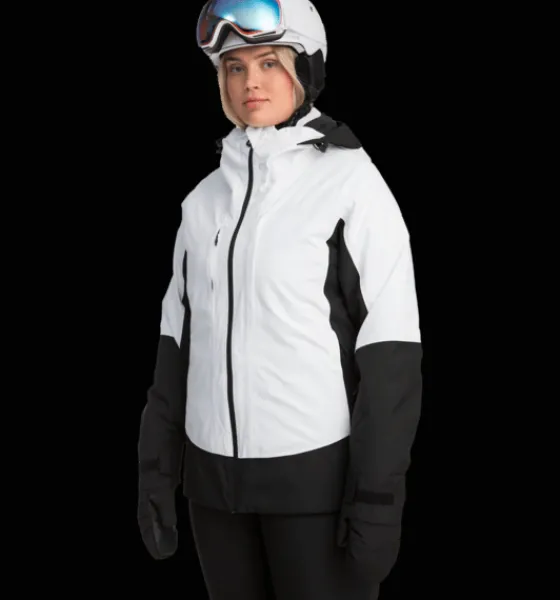 Skidjackor|Varma jackor>Everest Outdoor W Alpine Jacket WHITE/BLACK