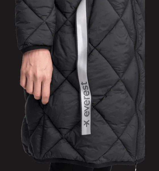 Varma jackor>Everest Outdoor W Amaro Coat BLACK