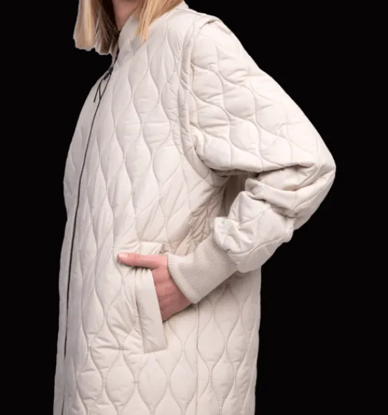 Varma jackor|Tunna jackor>Everest Outdoor W Emory 2in1 Coat IVORY BEIGE