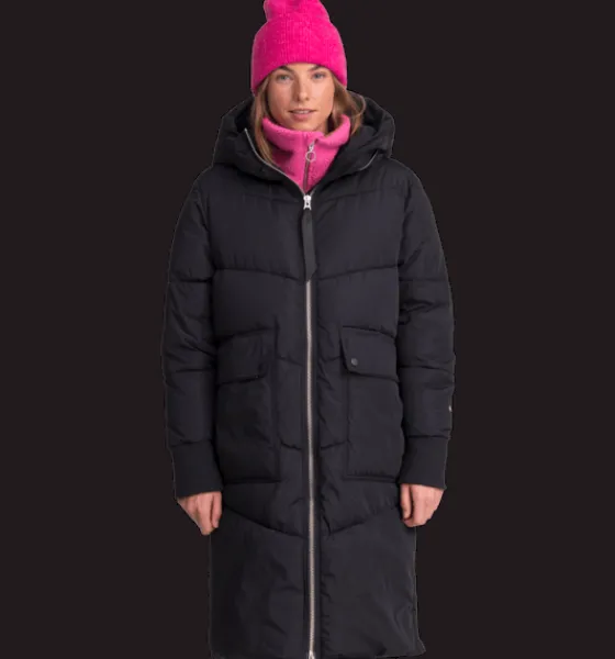 Varma jackor>Everest Outdoor W Fina Coat BLACK