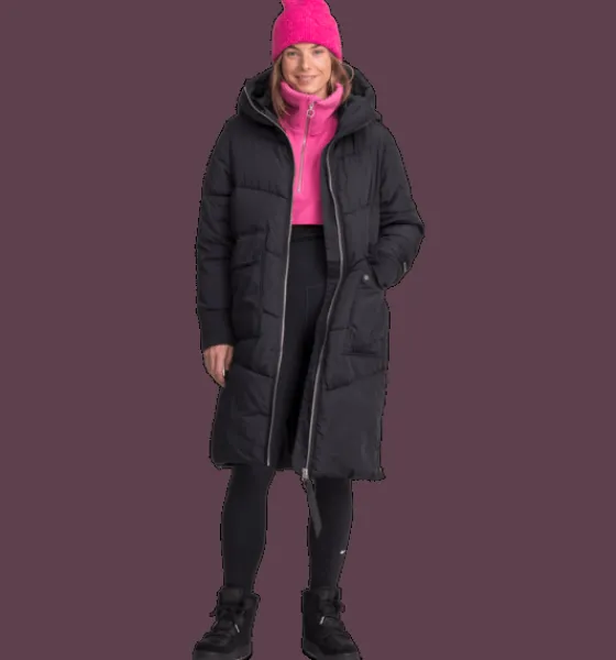 Varma jackor>Everest Outdoor W Fina Coat BLACK