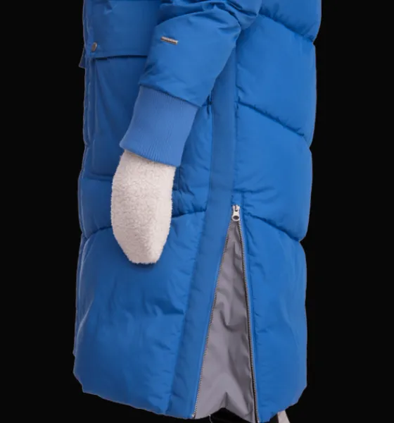Varma jackor>Everest Outdoor W Fina Coat AZURE BLUE