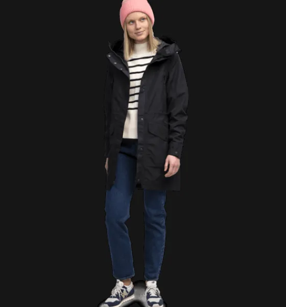 Tunna jackor|Skaljackor>Everest Outdoor W Function Parka BLACK