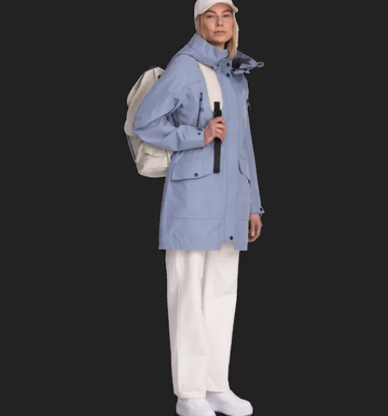 Tunna jackor|Skaljackor>Everest Outdoor W Function Parka BLUE FOG