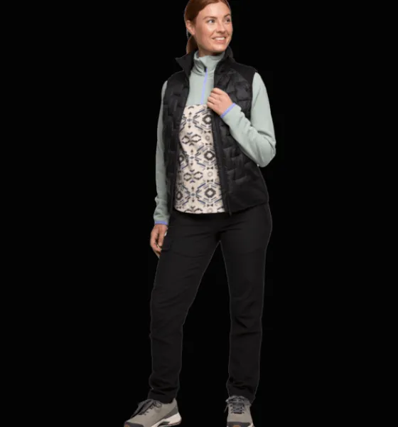 Västar>Everest Outdoor W Hybrid Vest BLACK