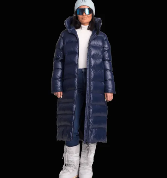 Varma jackor>Everest Outdoor W Juneau Coat NAVY SHINY