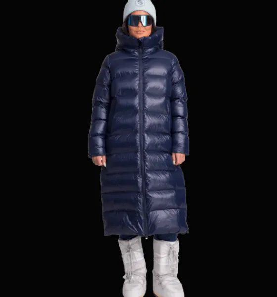 Varma jackor>Everest Outdoor W Juneau Coat NAVY SHINY