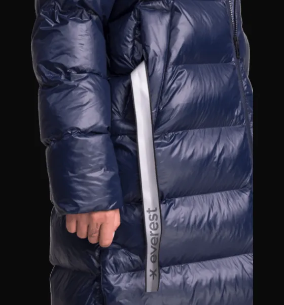 Varma jackor>Everest Outdoor W Juneau Coat NAVY SHINY