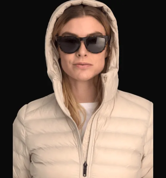 Varma jackor|Tunna jackor>Everest Outdoor W Liner Hood Jacket LIGHT BEIGE