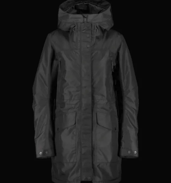 Varma jackor>Everest Outdoor W Padded Function Parka BLACK