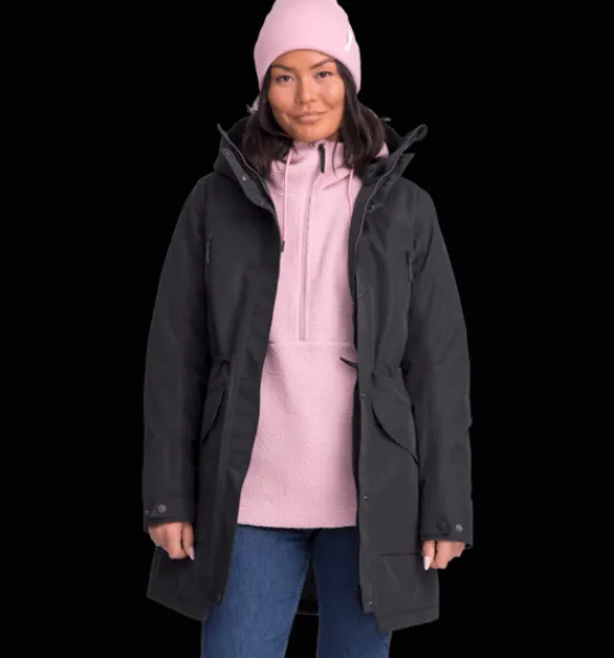 Varma jackor>Everest Outdoor W Padded Function Parka BLACK