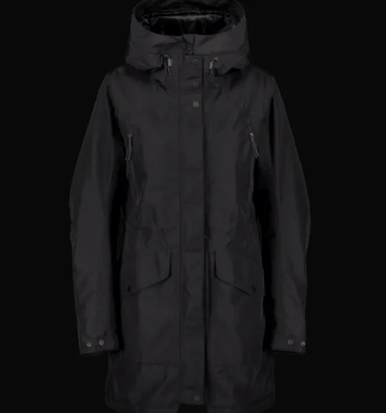 Varma jackor>Everest Outdoor W Padded Function Parka BLACK