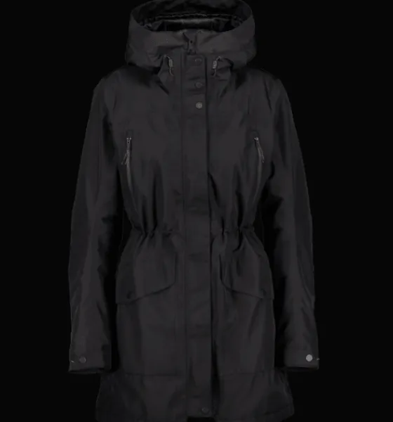 Varma jackor>Everest Outdoor W Padded Function Parka BLACK