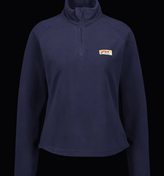 Tröjor & T-Shirts|Tröjor>Everest Outdoor W Quarter Zip NAVY
