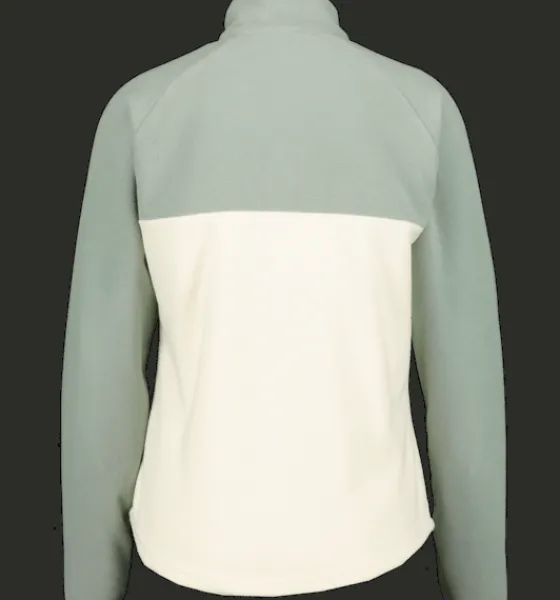 Tröjor & T-Shirts|Tröjor>Everest Outdoor W Quarter Zip WHITE/GREEN