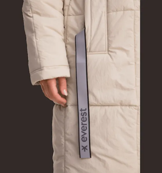 Varma jackor>Everest Outdoor W Quilted Duvet IVORY BEIGE