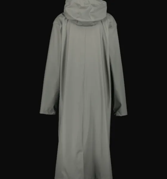 Regnjackor|Tunna jackor>Everest Outdoor W Rain Coat Long KHAKI GREY